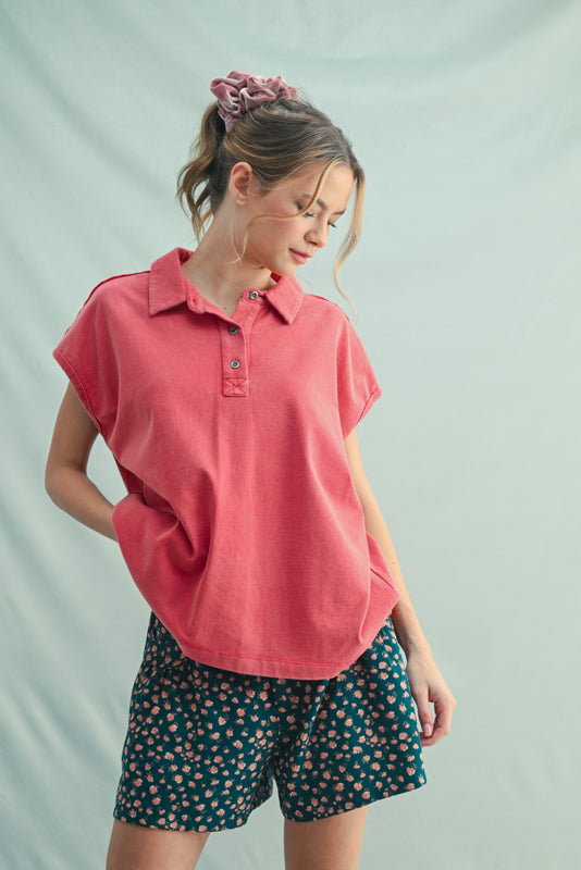 The Oversized Polo Tee