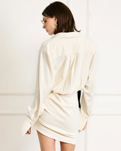 The Adelaide Shirt Dress (Black tie not included)