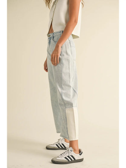 The Azure Soft Barrel Jeans