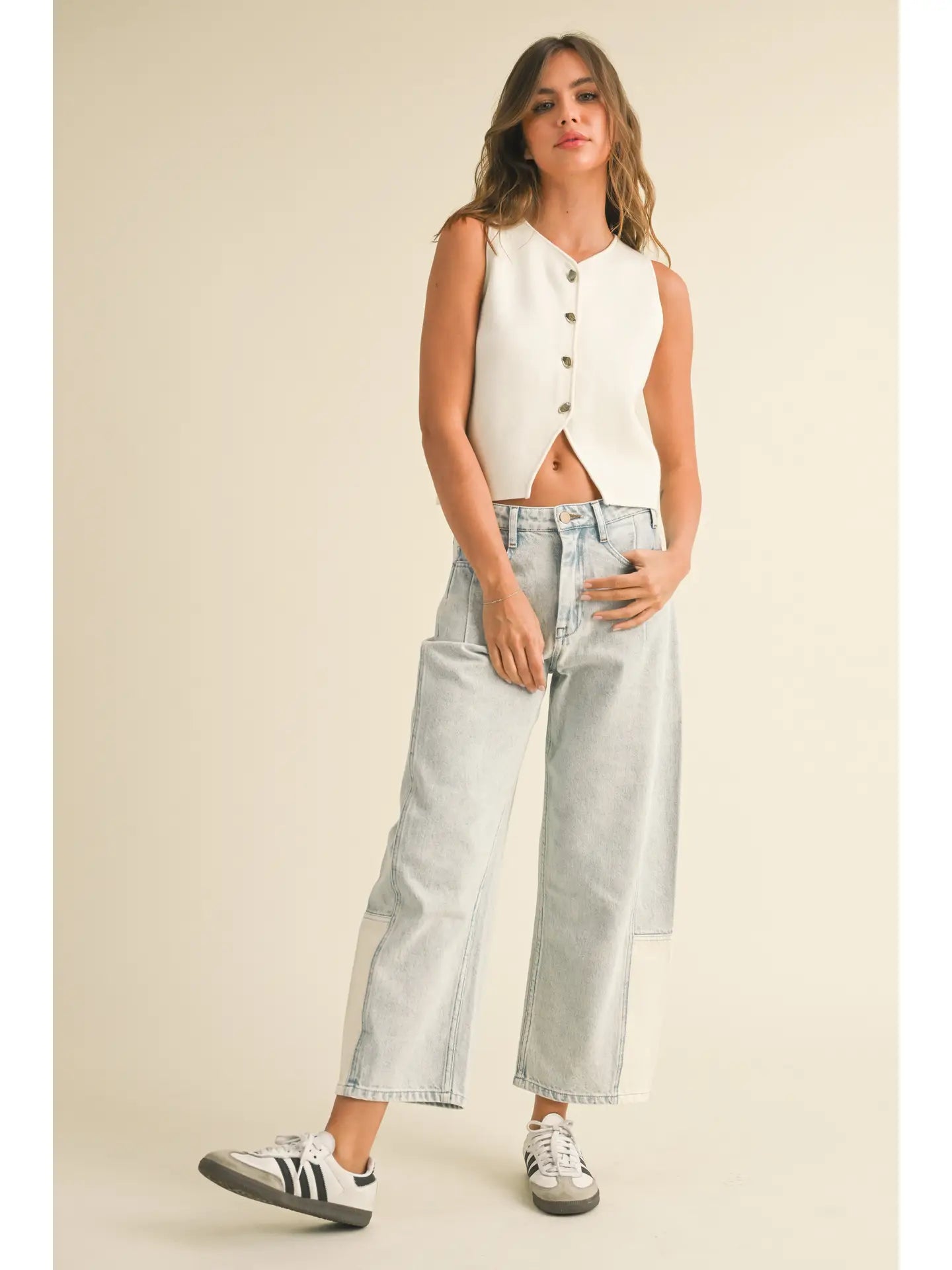 The Azure Soft Barrel Jeans