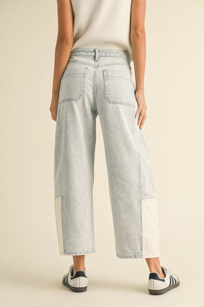 The Azure Soft Barrel Jeans