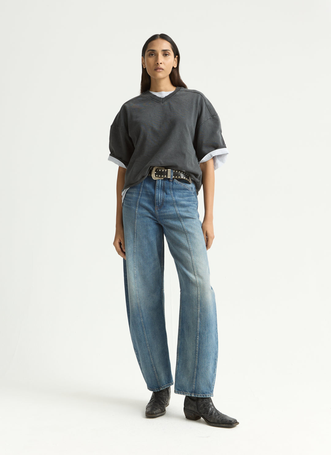 The Lido Ankle Barrel Jean by DALA
