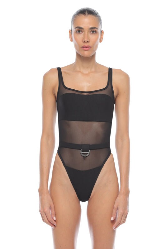 Maya High Leg One Piece by Maxine